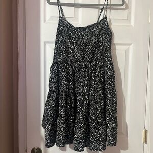 Large SHEIN Black and White Patterned Dress